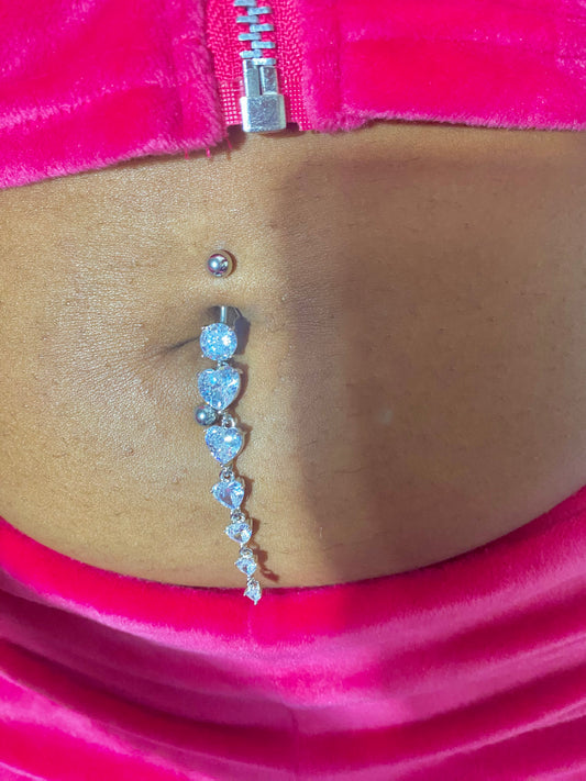 Ace of Hearts Belly Ring