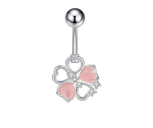 Clover Belly Ring