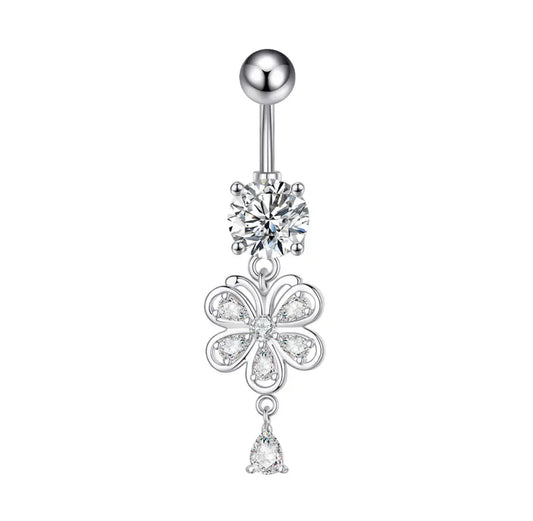Orchid Belly Ring